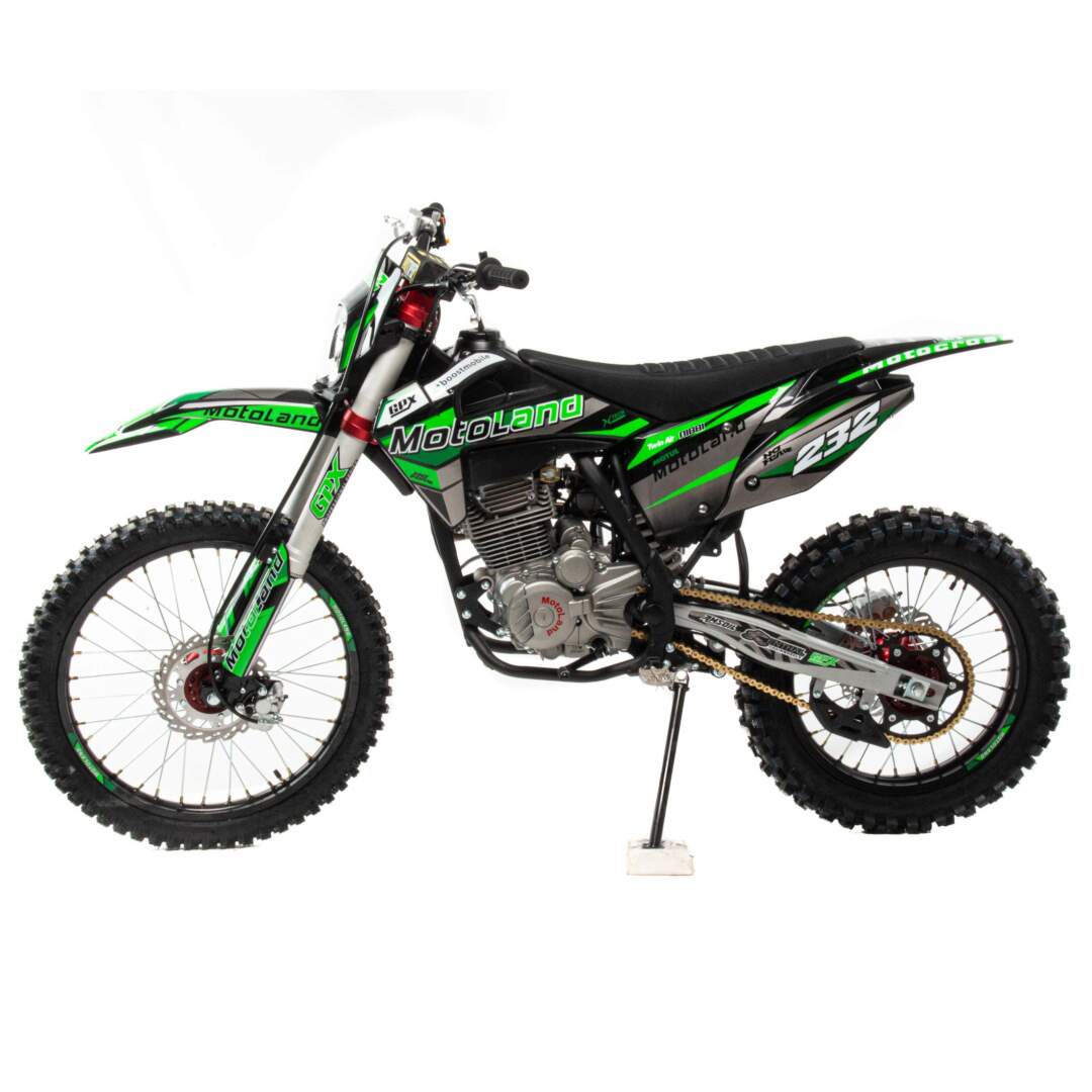 Мотоцикл Кросс Motoland XT 250 HS (172FMM) зеленый РАСПРОДАЖА