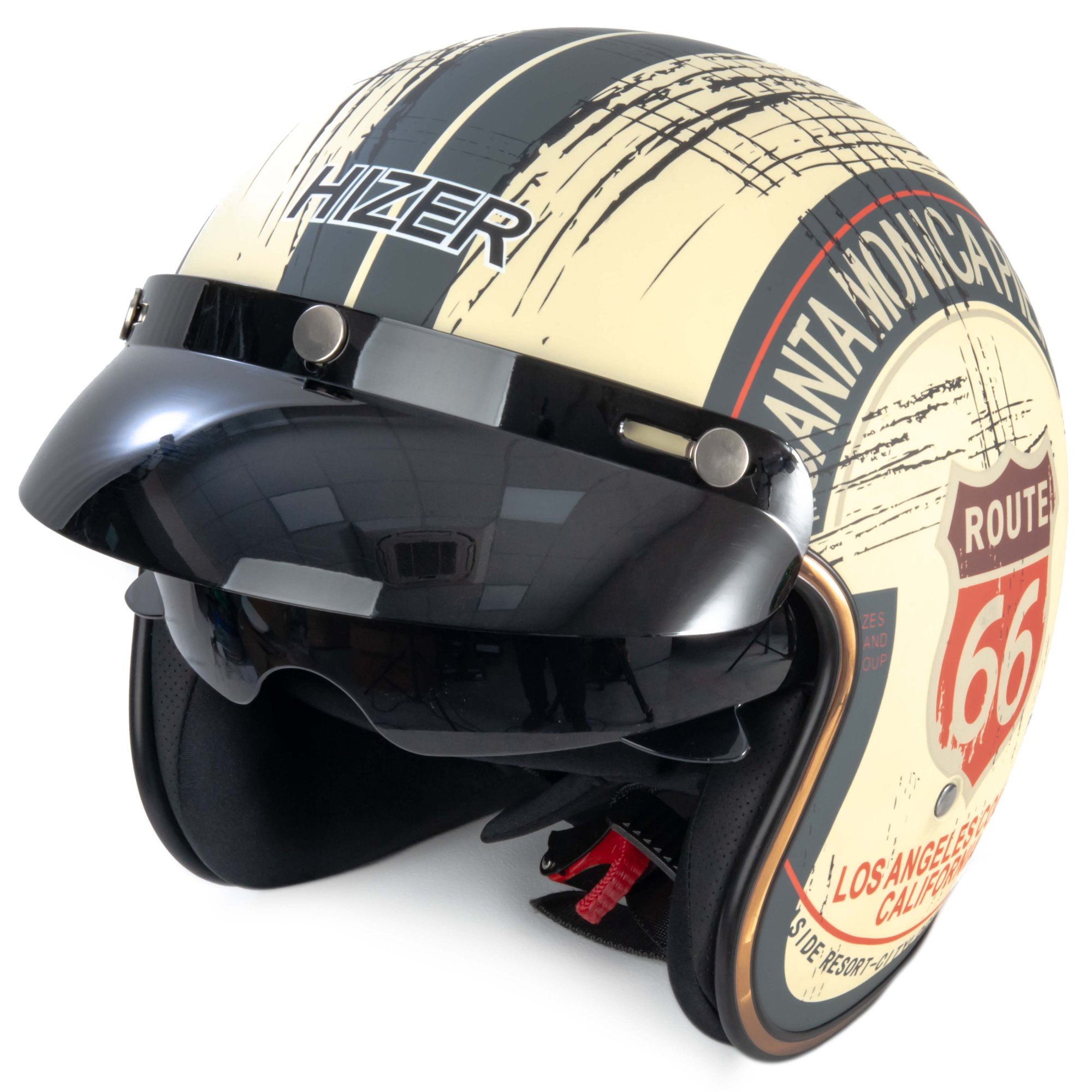 Шлем мото открытый HIZER J510 №1 (XL) Шлем мото открытый HIZER J510 №1 (XL)