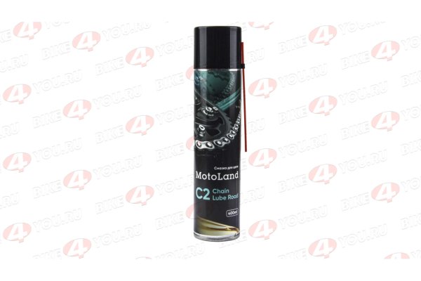 Смазка для цепи MOTOLAND C2 Chain Lube Road 400мл