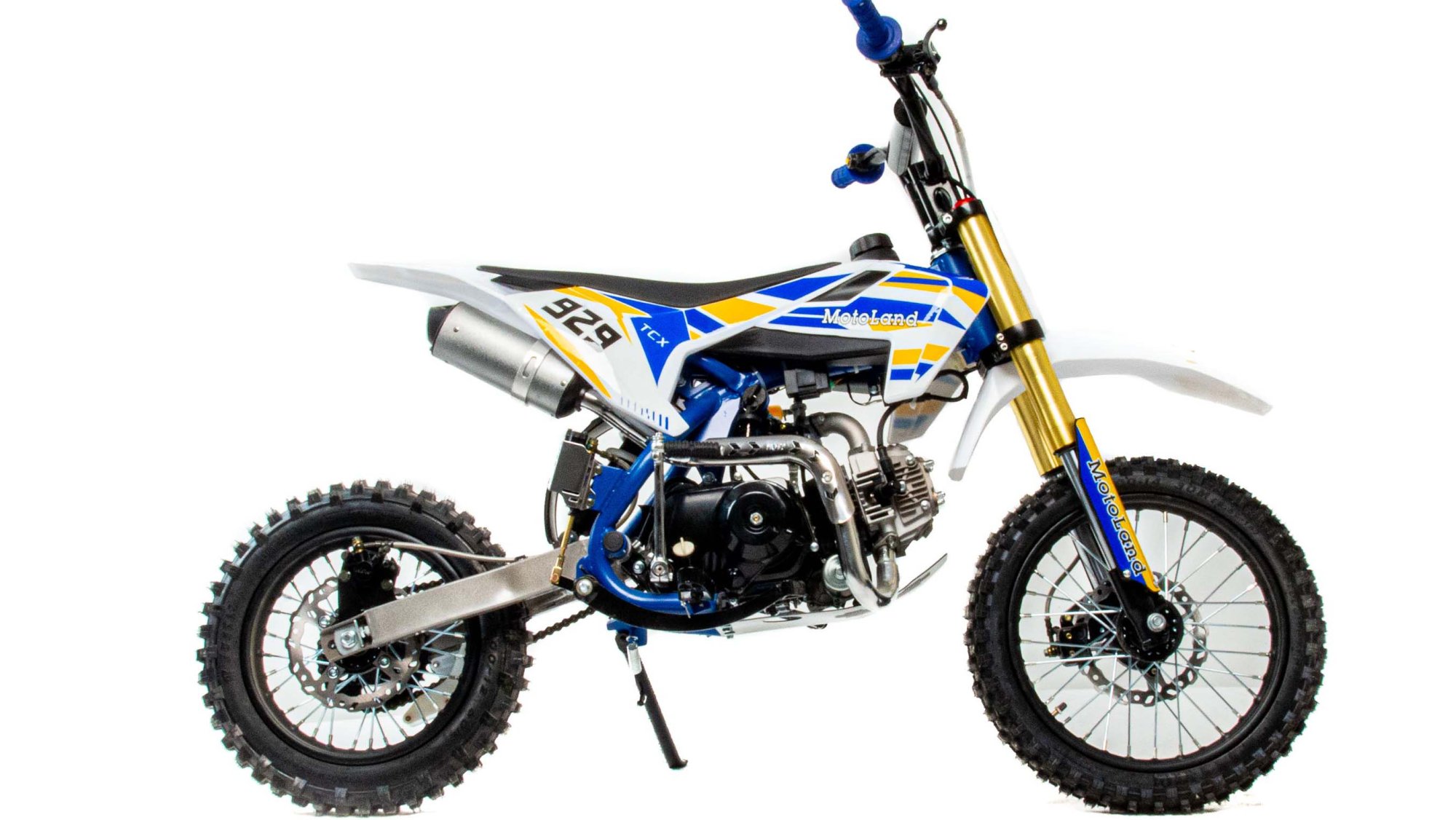 Питбайк  Motoland TCX125 E 14/12 синий Питбайк  Motoland TCX125 E 14/12 синий