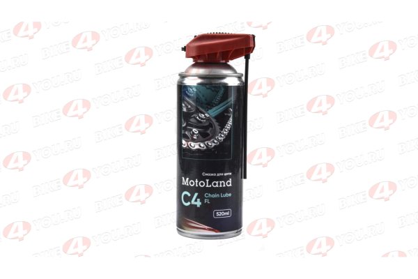 Смазка для цепи MOTOLAND C4 Chain Lube FL 520мл