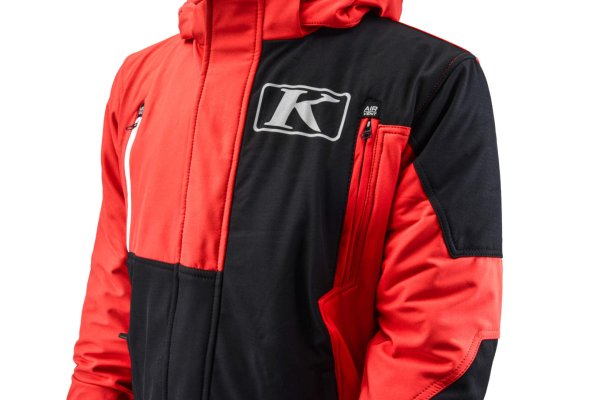 Куртка для снегохода KLIM KOMPOUND #1 black-red (текстиль) (XXL)